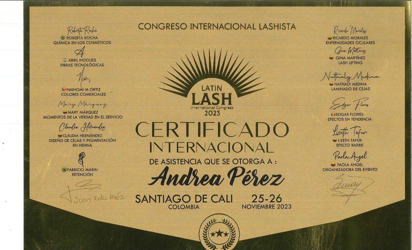 Latin Lash International Congress - Andrea Pérez
